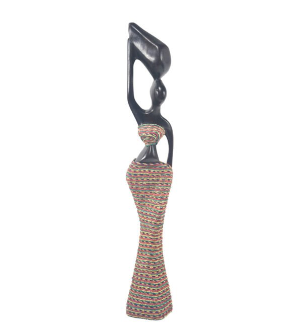 Ebony African Statuette | African Modern Figurine |  Ghana Art