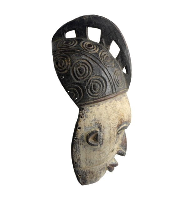 Masque africain Ibo - Igbo "Maiden Spirit" 32 Cm. – Image 4