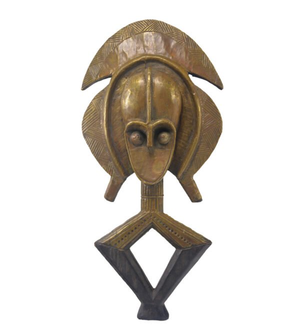 Statuette africaine reliquaire Bakota 53 cm 1,4 Kg, pour votre collection.