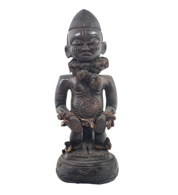 African Terracotta Statuette | African Yoruba Statue | African Art