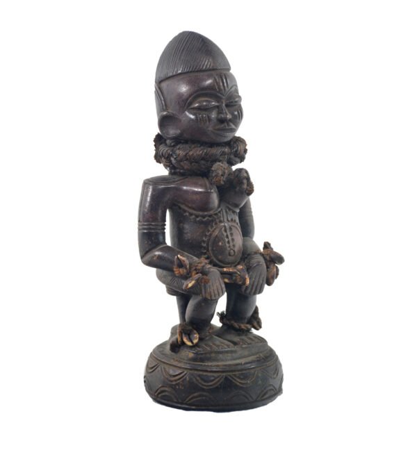 African Terracotta Statuette | African Yoruba Statue | African Art - Image 2