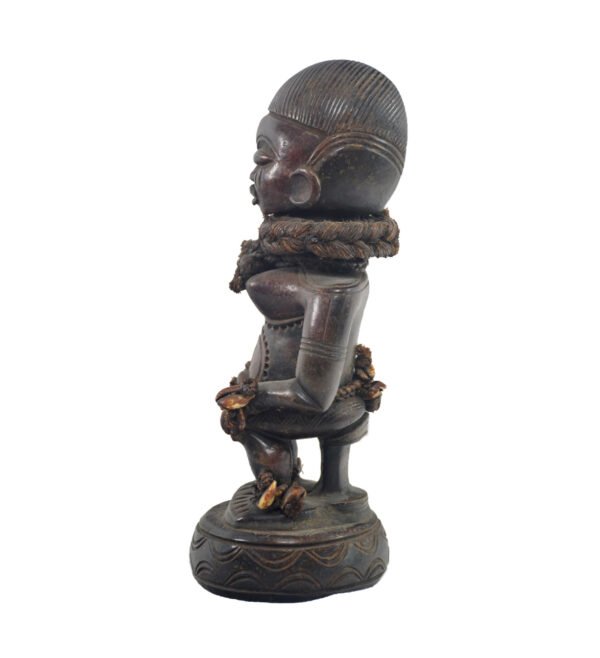 African Terracotta Statuette | African Yoruba Statue | African Art - Image 5