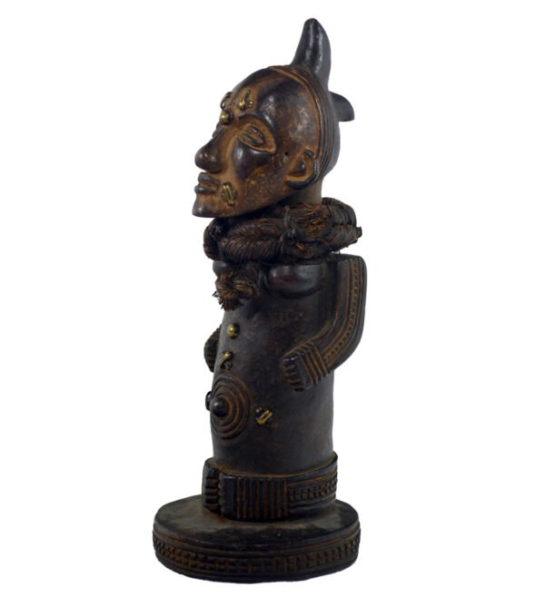 African Terracotta Statuette | African Yoruba Statue | African Art - Image 3