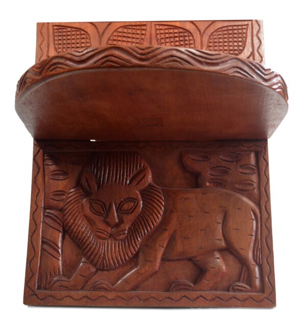 African Wooden Chair | wooden carved chair | African Home Decor - Image 6