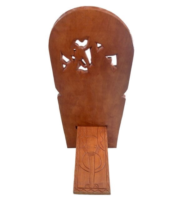 African Wooden Chair | wooden carved chair | African Home Decor - Image 7