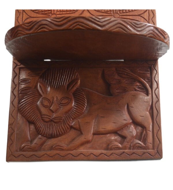 African Wooden Chair | wooden carved chair | African Home Decor - Image 9