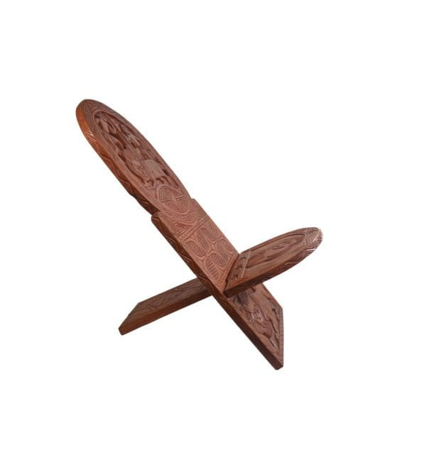 African Wooden Chair | wooden carved chair | African Home Decor - Image 5