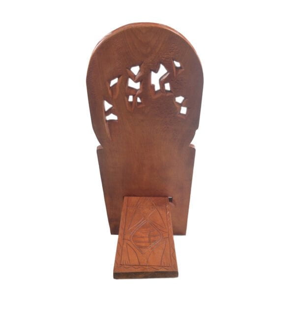 African Wooden Chair | wooden carved chair | African Home Decor - Image 7