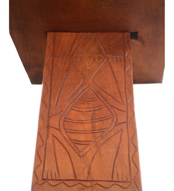 African Wooden Chair | wooden carved chair | African Home Decor - Image 8