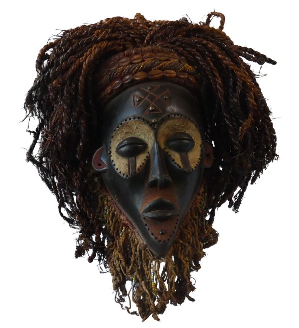 Masque africain Tchokwé | Collection art africain | Masque Tribal Congo