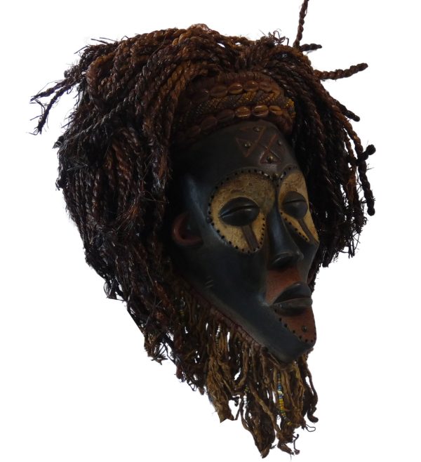 Masque africain Tchokwé | Collection art africain | Masque Tribal Congo – Image 2