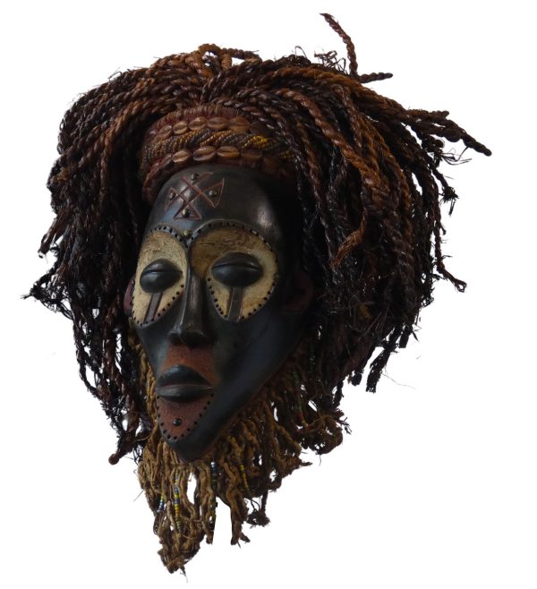 Masque africain Tchokwé | Collection art africain | Masque Tribal Congo – Image 3