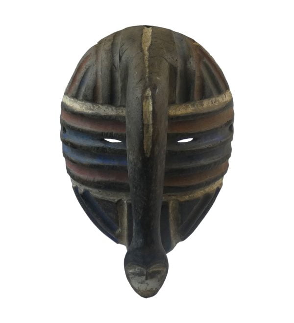African Kwele Mask | Gabon Tribal Mask | Ancient African Mask