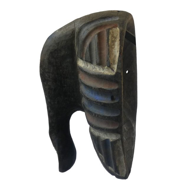 African Kwele Mask | Gabon Tribal Mask | Ancient African Mask - Image 4