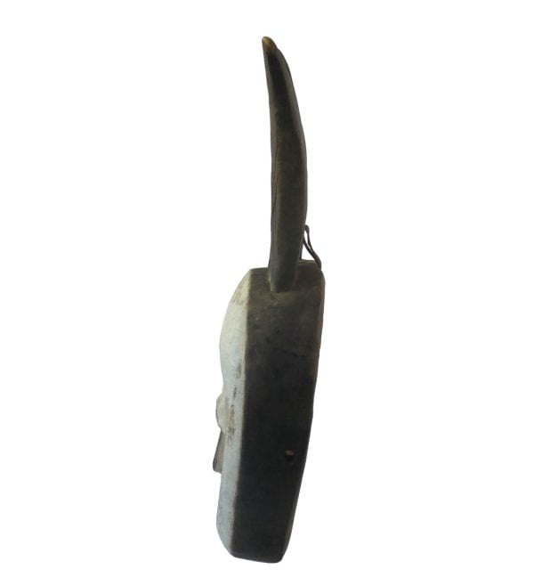 African Kwele Horned Mask | African Gabon Tribal Mask - Image 4