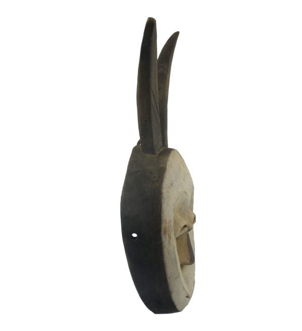 African Kwele Horned Mask | African Gabon Tribal Mask - Image 5