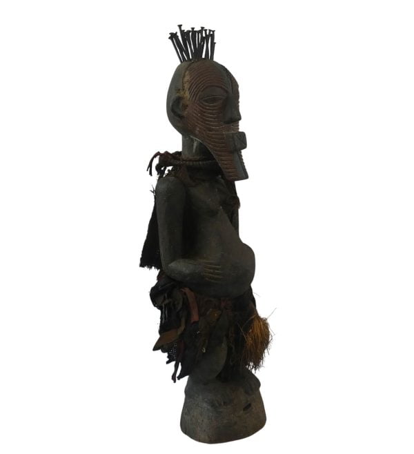 African Songye statuette 27*6" 5,5 lbs, for your collection. - Image 2