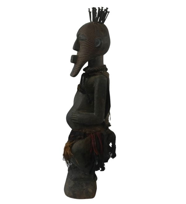 African Songye statuette 27*6" 5,5 lbs, for your collection. - Image 4