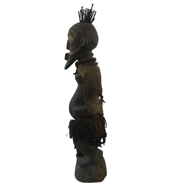 African Songye statuette 28*7" 5,3 lbs, for your collection. - Image 4