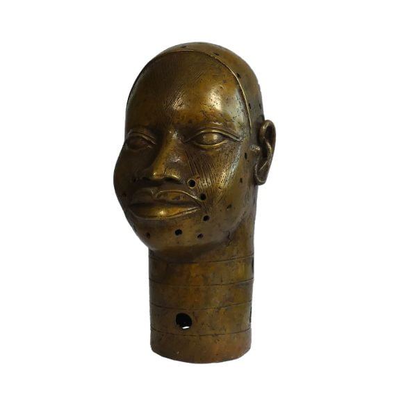 Tête Buste Ife | Sculpture en Bronze | Art Africain Nigéria – Image 2
