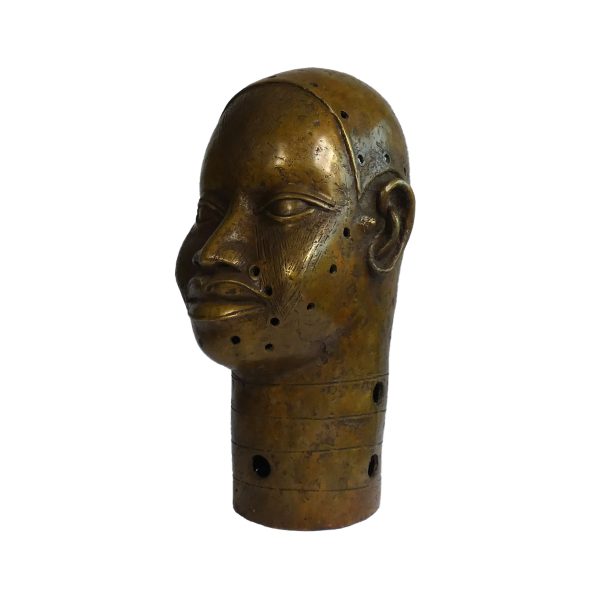 Tête Buste Ife | Sculpture en Bronze | Art Africain Nigéria – Image 3