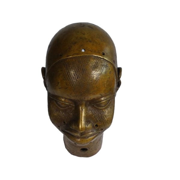 Tête Buste Ife | Sculpture en Bronze | Art Africain Nigéria – Image 9
