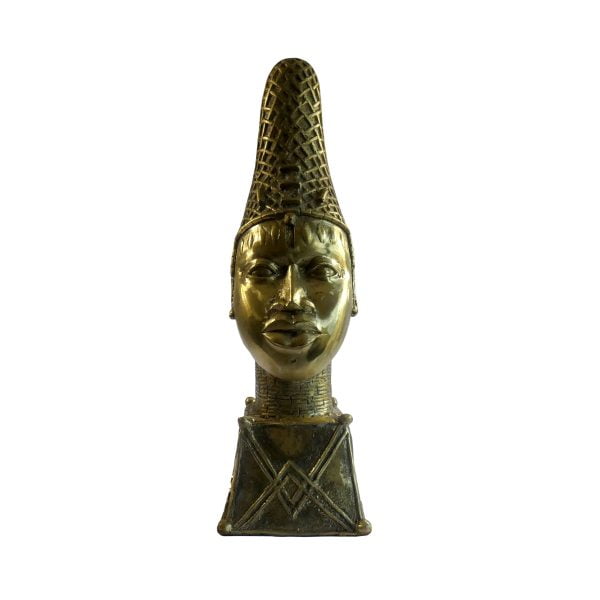 Tête Buste Ife | Sculpture en Bronze | Art Africain Nigéria