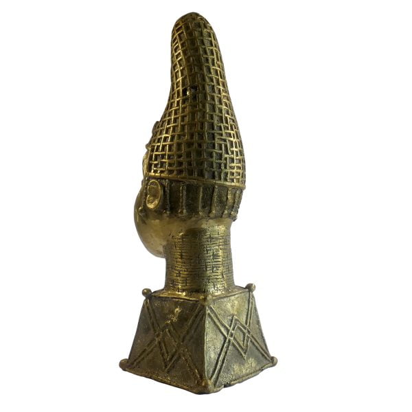 Tête Buste Ife | Sculpture en Bronze | Art Africain Nigéria – Image 12