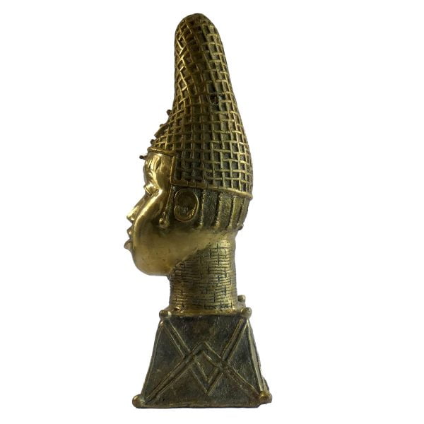 Tête Buste Ife | Sculpture en Bronze | Art Africain Nigéria – Image 13