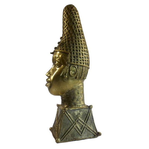 Tête Buste Ife | Sculpture en Bronze | Art Africain Nigéria – Image 14