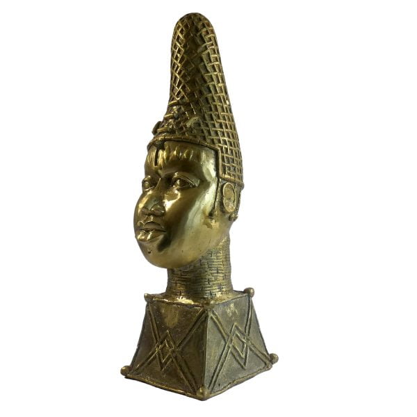 Tête Buste Ife | Sculpture en Bronze | Art Africain Nigéria – Image 16