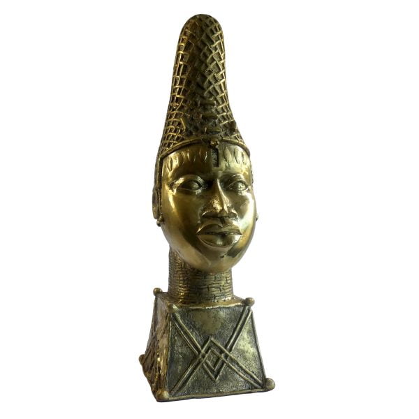 Tête Buste Ife | Sculpture en Bronze | Art Africain Nigéria – Image 2