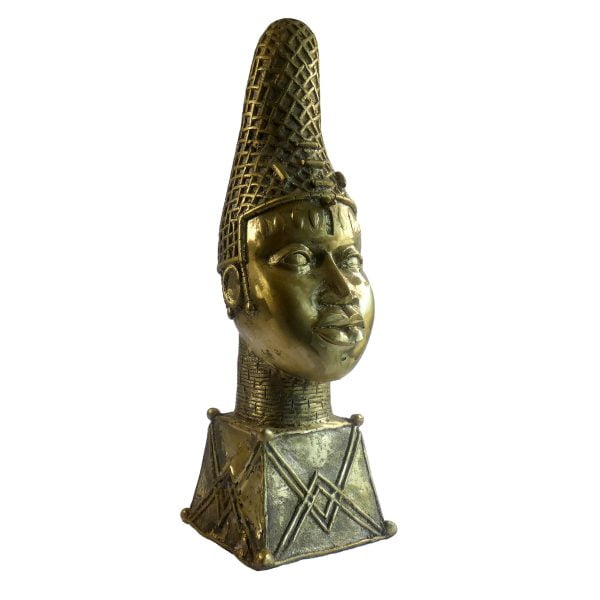 Tête Buste Ife | Sculpture en Bronze | Art Africain Nigéria – Image 3
