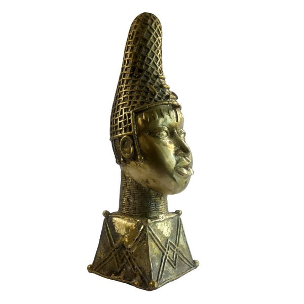 Tête Buste Ife | Sculpture en Bronze | Art Africain Nigéria – Image 4