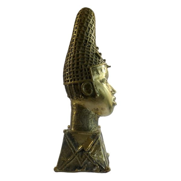 Tête Buste Ife | Sculpture en Bronze | Art Africain Nigéria – Image 5
