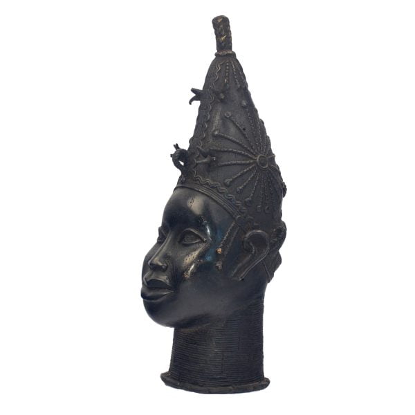 Tête Buste Ife | Sculpture en Bronze | Art Africain Nigéria – Image 10