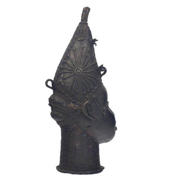 Tête Buste Ife | Sculpture en Bronze | Art Africain Nigéria – Image 5