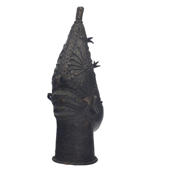 Tête Buste Ife | Sculpture en Bronze | Art Africain Nigéria – Image 6