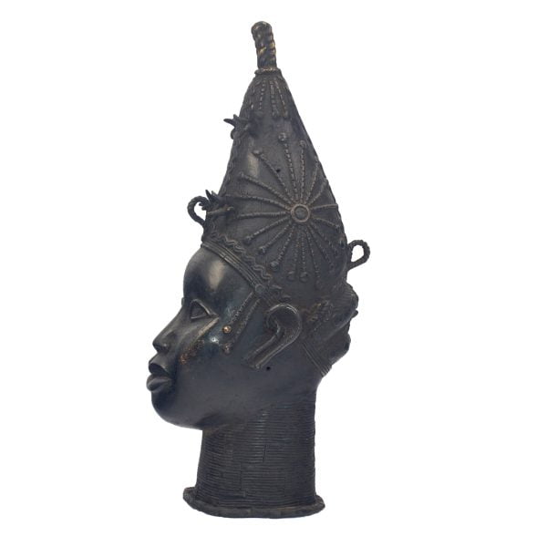 Tête Buste Ife | Sculpture en Bronze | Art Africain Nigéria – Image 9