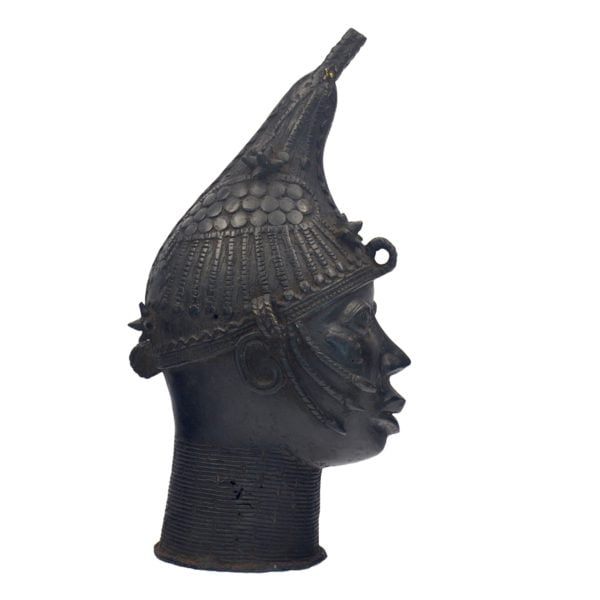 Tête Buste Ife | Sculpture en Bronze | Art Africain Nigéria – Image 4