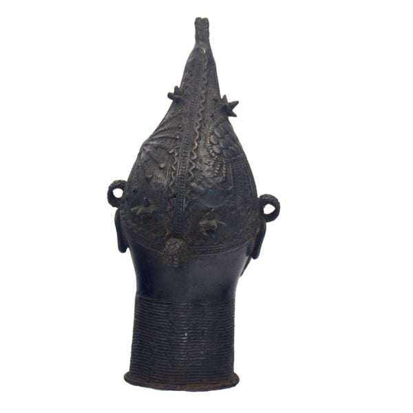 Tête Buste Ife | Sculpture en Bronze | Art Africain Nigéria – Image 6