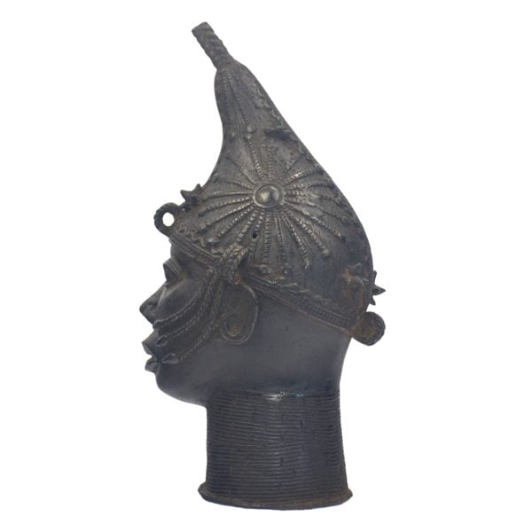 Tête Buste Ife | Sculpture en Bronze | Art Africain Nigéria – Image 8