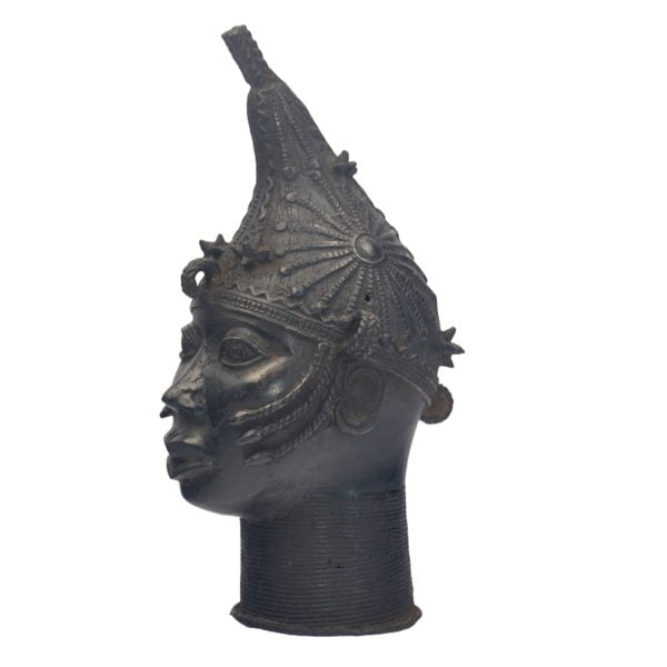 Tête Buste Ife | Sculpture en Bronze | Art Africain Nigéria – Image 9