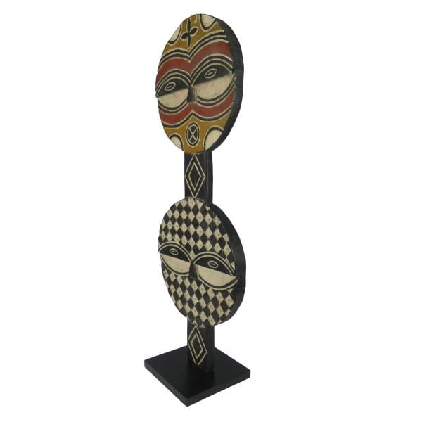 Teke Bateke Masks | African Tribal Artwork - Image 4