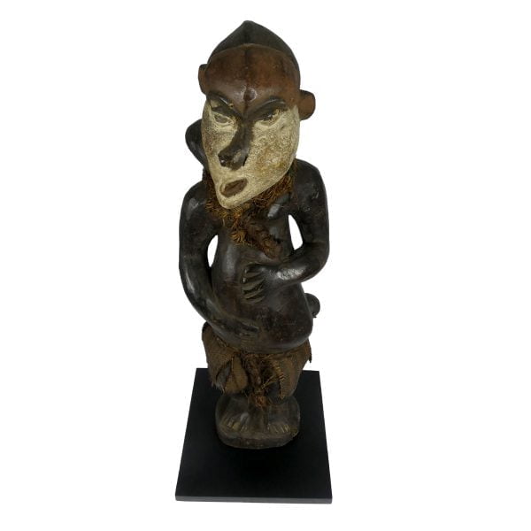 African Pende Statue | The Sick Man Statue - Image 11