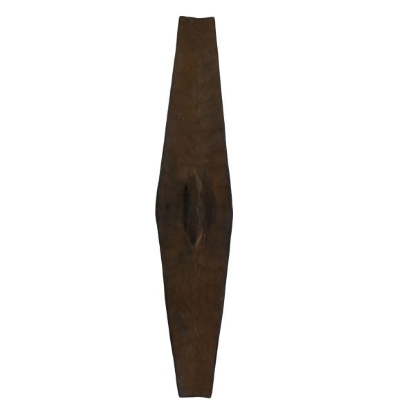 African Zulu Shield | African Tribal Art | Long Carved Shield - Image 2