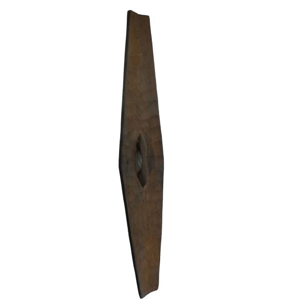 African Zulu Shield | African Tribal Art | Long Carved Shield - Image 5