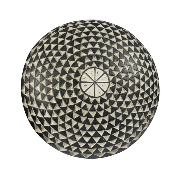 African Zulu Shield | African Tribal Art | Round Carved Shield