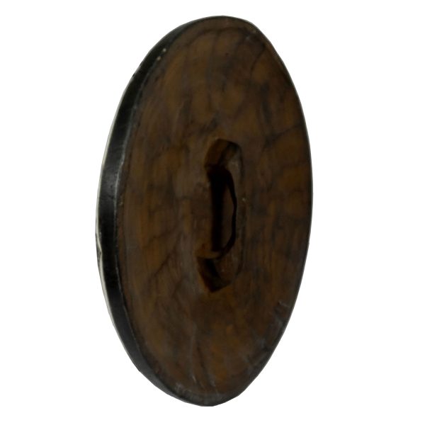 African Zulu Shield | African Tribal Art | Round Carved Shield - Image 5