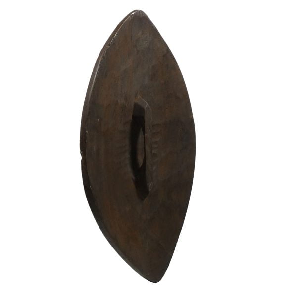 African Zulu Shield | African Tribal Art | Oval Carved Shield - Image 5